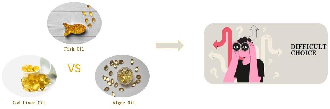 Fish Oil vs Cod Liver Oil vs Algae Oil